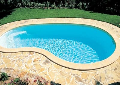 piscine forme haricot