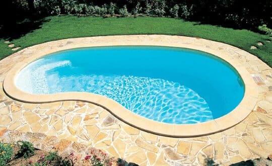 piscine forme haricot