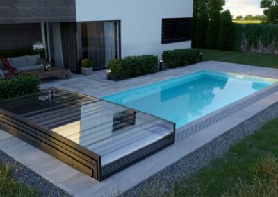 abri télescopique proxima ouvert