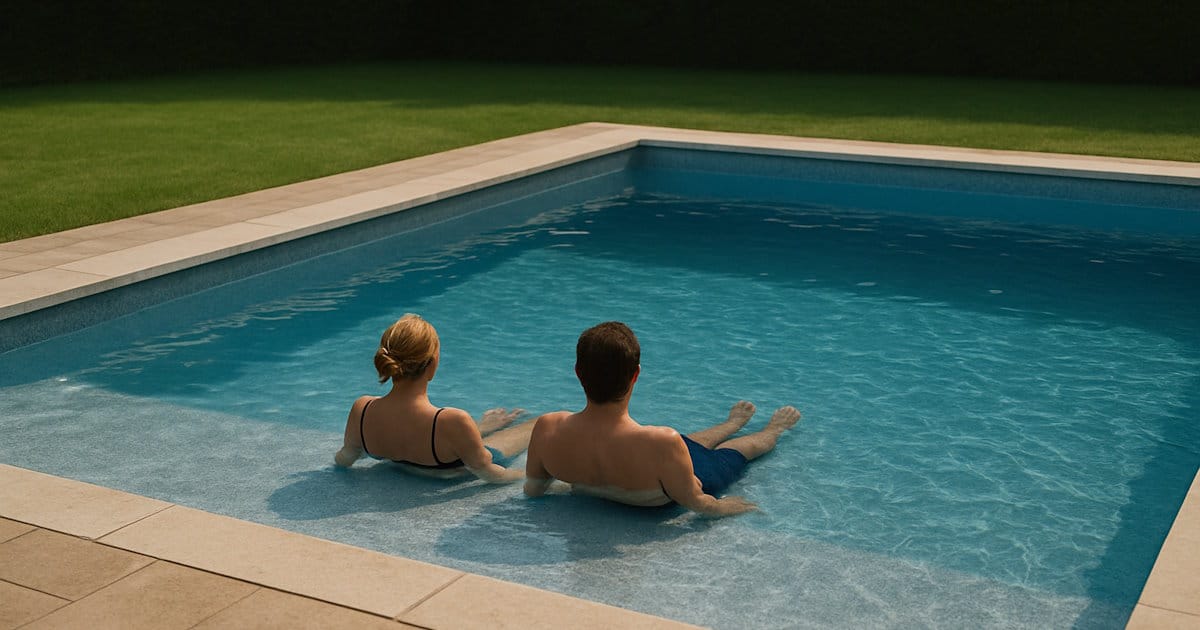 avantages piscine à fond incliné