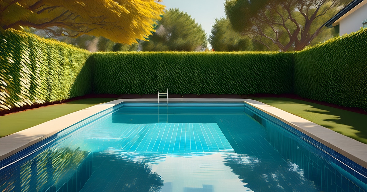 mettre une haie à feuilles persistantes