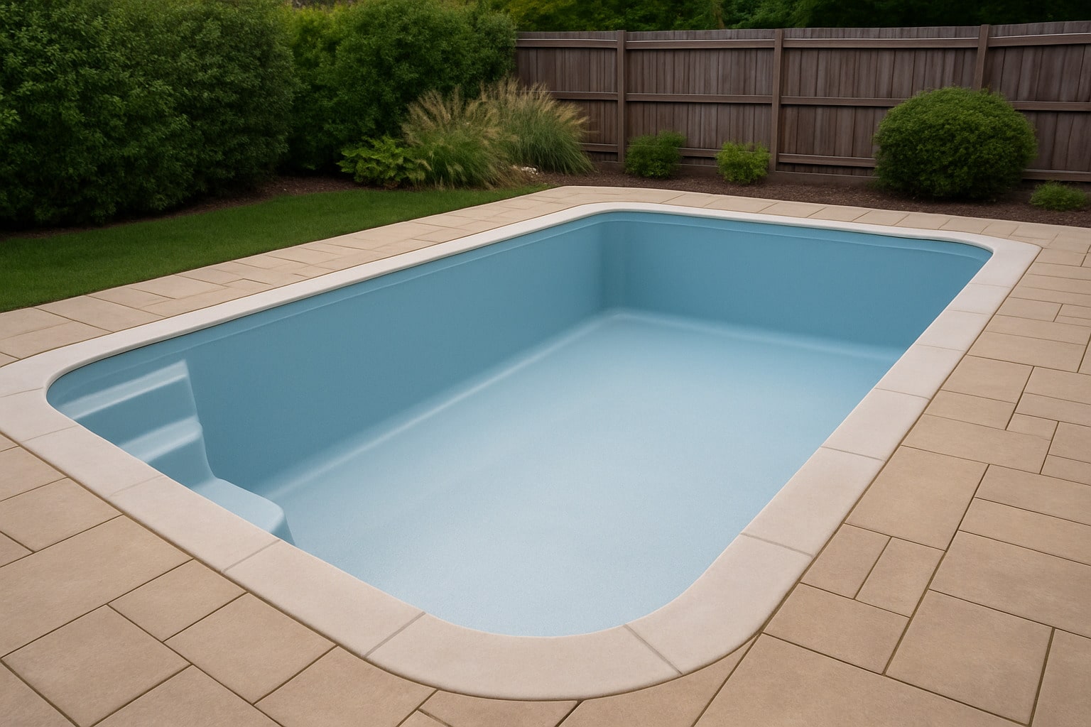 peut on laisser piscine coque vide