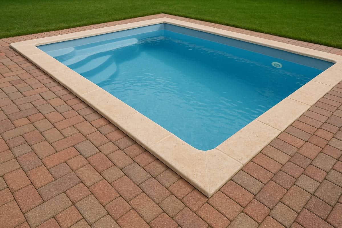 pose des margelles piscine coque